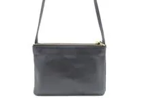 CELINE セリーヌ トリオバッグ ラージ ブラック ラムスキン