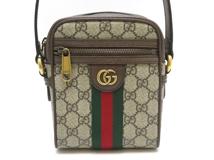 GUCCI グッチ GGスプリーム オフィディア ミニメッセンジャーバッグ ベージュ/ブラウン 598127【430】2148103917653