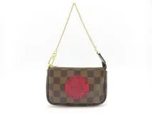 Louis Vuitton ルイ・ヴィトン ミニ・ポシェット・アクセソワール ダミエ N58011【430】2148103676116  の購入なら「質」の大黒屋（公式）