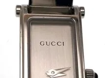 GUCCI グッチ 腕時計 1500L ステンレススチール シルバー文字盤 クオーツ【472】MN