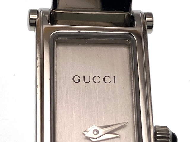 GUCCI グッチ 腕時計 1500L ステンレススチール シルバー文字盤 クオーツ【472】MN