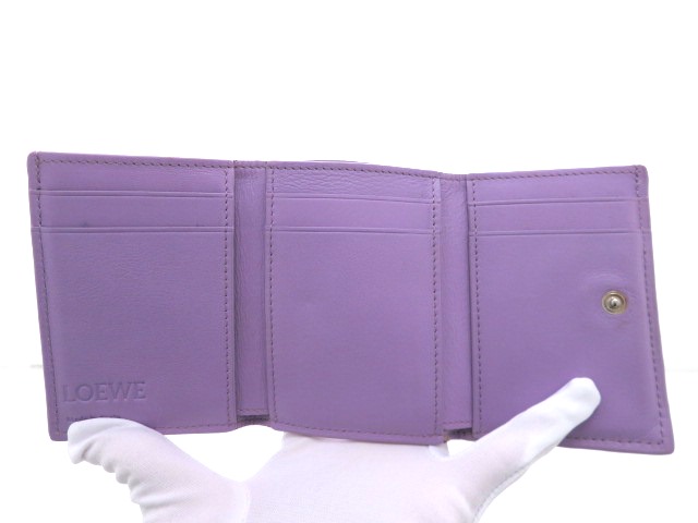 LOEWE ロエベ アナグラム トライフォールド ウォレット 三つ折り