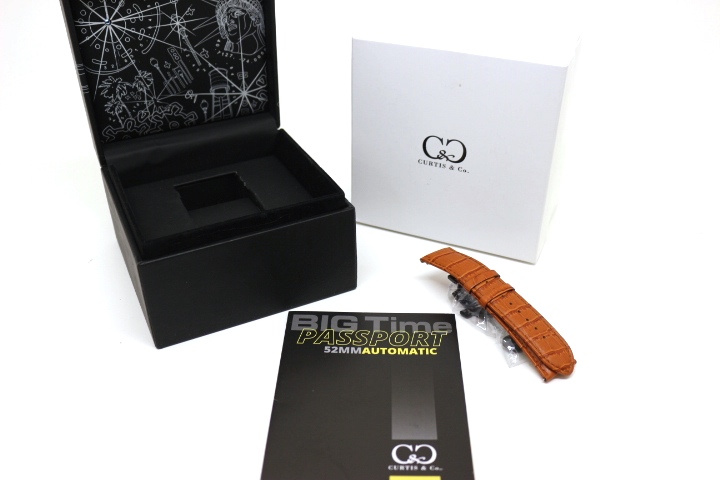 CURTISu0026Co. カーティス BIG TIME PASSPORT RGW52 多針アナログ 自動巻き＋クォーツ 腕時計（  2146000378591）【200】 の購入なら「質」の大黒屋（公式）