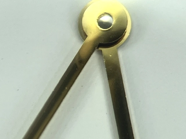 Dior ディオール 腕時計 D76-200 SS/GP ホワイト文字盤 クオーツ【472】MN