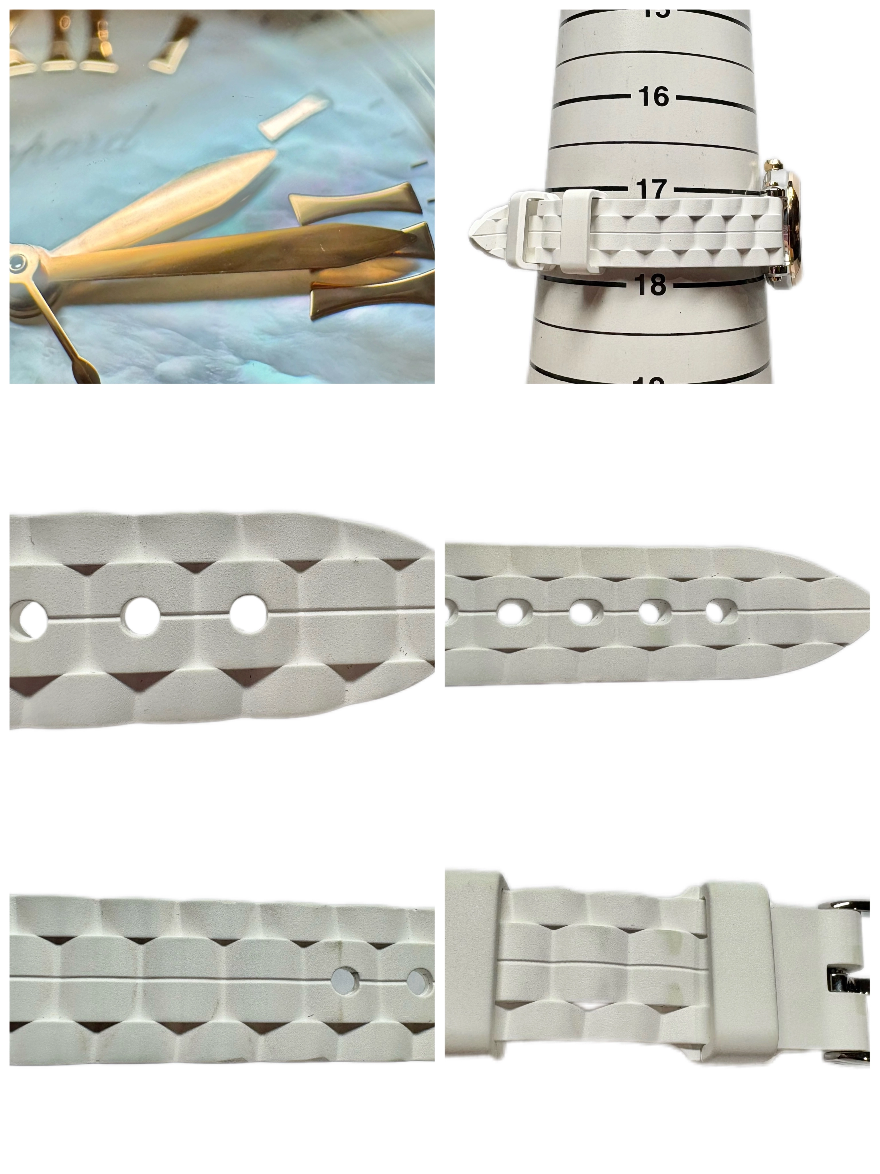 CHOPARD ショパール ハッピーハート ホワイトシェル イエローゴールド/ステンレス/ラバー 278590-6005 レディース クォーツ 2147400289777 【432】