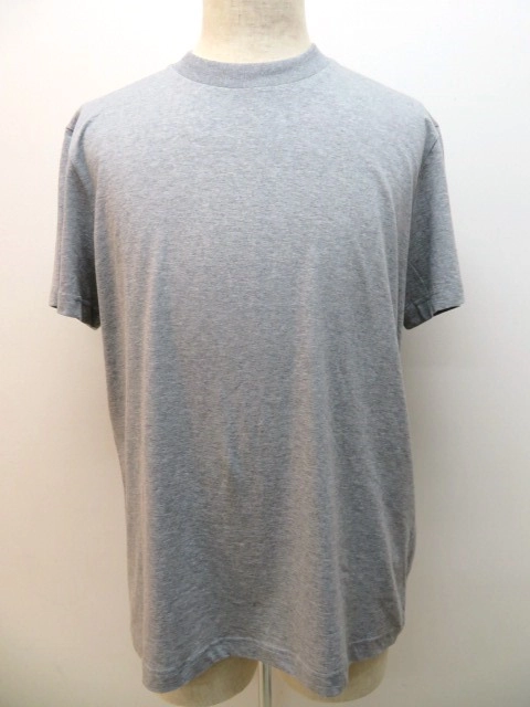 PRADA プラダ Tシャツ メンズ L グレー コットン 【432】 の購入なら