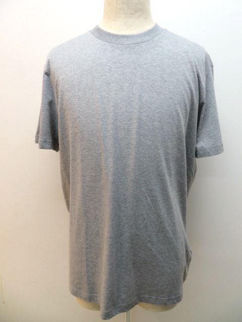 PRADA プラダ Tシャツ メンズ XL グレー コットン 2148103380501【200 