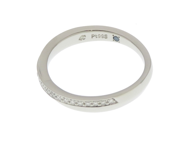 4℃ ヨンドシー Pt995 ダイヤモンド リング　8号 4ドシー 4℃ リング Pt995 プラチナ ダイヤモンド 8号 【430