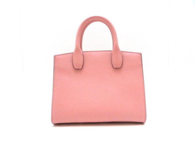 Salvatore Ferragamo フェラガモ スタジオ 2WAY バッグ ピンク レザー