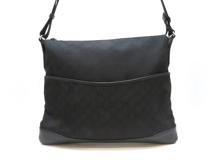 GUCCI　グッチ　GGワンショルダー　ブラック　キャンバス/レザー　【430】2148103923487