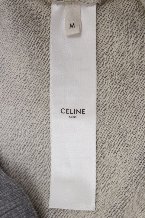 CELINE セリーヌ 衣類 ルーズ フーディー パーカー メンズM CELINE セリーヌ 衣類 ルーズ フーディー パーカー メンズM
