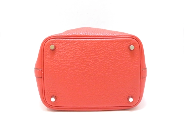 HERMES　エルメス　ピコタンロックPM ローズジャイプール/SV　トリヨン　Ｘ刻印(2016年頃)【430】2146000425189