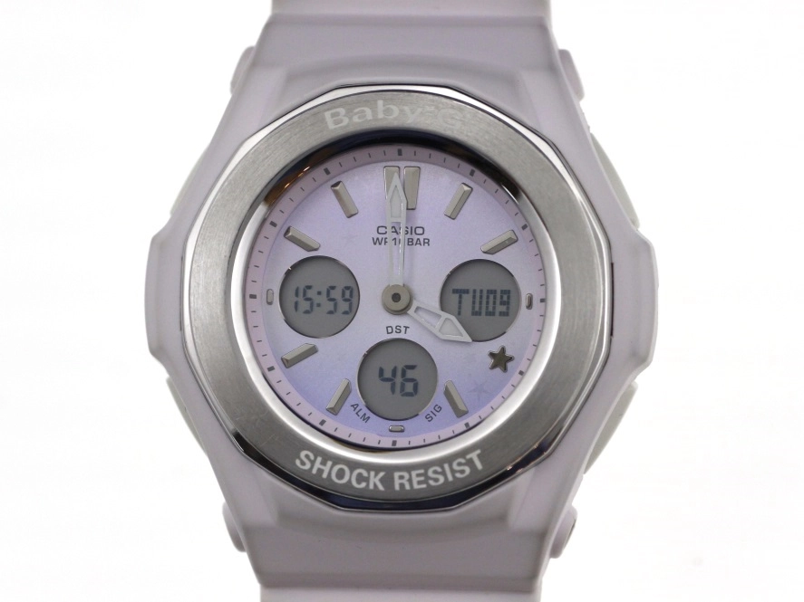 CASIO カシオ 腕時計 Baby-G ベーシックシリーズ BGA-100ST-4AJF スターリースカイ ピンク文字盤 クオーツ 2018年【472】SJ