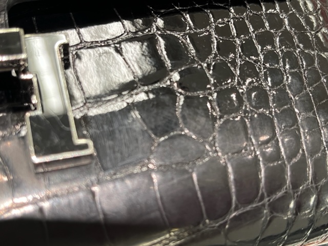 HERMES エルメス コンスタンス・トゥ・ゴー ブラック/クロコ