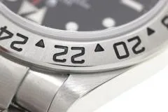 D番2006年並行品 ROLEX ロレックス 腕時計 エクスプローラーII 16570 ステンレス ブラック文字盤 自動巻き ルーレット無し【472】SJ
