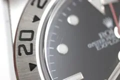 D番2006年並行品 ROLEX ロレックス 腕時計 エクスプローラーII 16570 ステンレス ブラック文字盤 自動巻き ルーレット無し【472】SJ