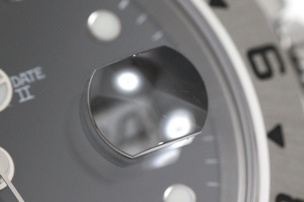 D番2006年並行品 ROLEX ロレックス 腕時計 エクスプローラーII 16570 ステンレス ブラック文字盤 自動巻き ルーレット無し【472】SJ