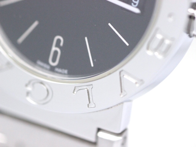 Bvlgari ブルガリ ブルガリブルガリ 時計 ステンレススチール ブラック文字盤 クォーツ レディース 26ssd 471 の購入なら 質 の大黒屋 公式