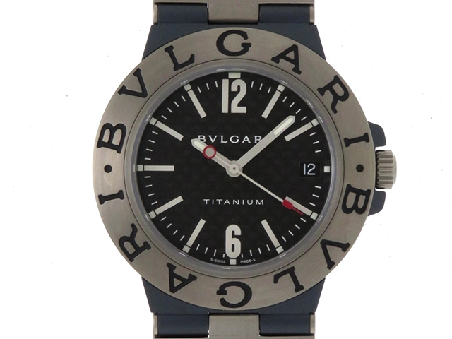 BVLGARI ブルガリ ディアゴノ オートマティック チタン/ラバー TI38TA