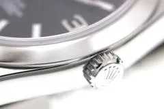 G番2012年並行品 ROLEX ロレックス 腕時計 エクスプローラーI 39mm 214270 ステンレス ブラックアウト文字盤 自動巻き【472】SJ