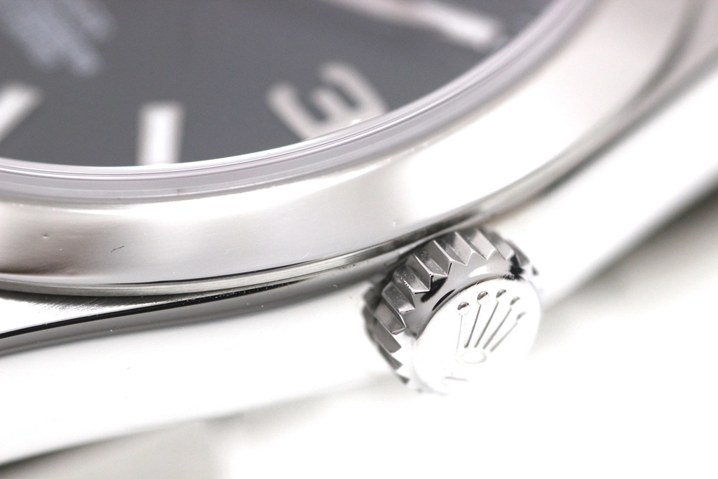 G番2012年並行品 ROLEX ロレックス 腕時計 エクスプローラーI 39mm 214270 ステンレス ブラックアウト文字盤 自動巻き【472】SJ