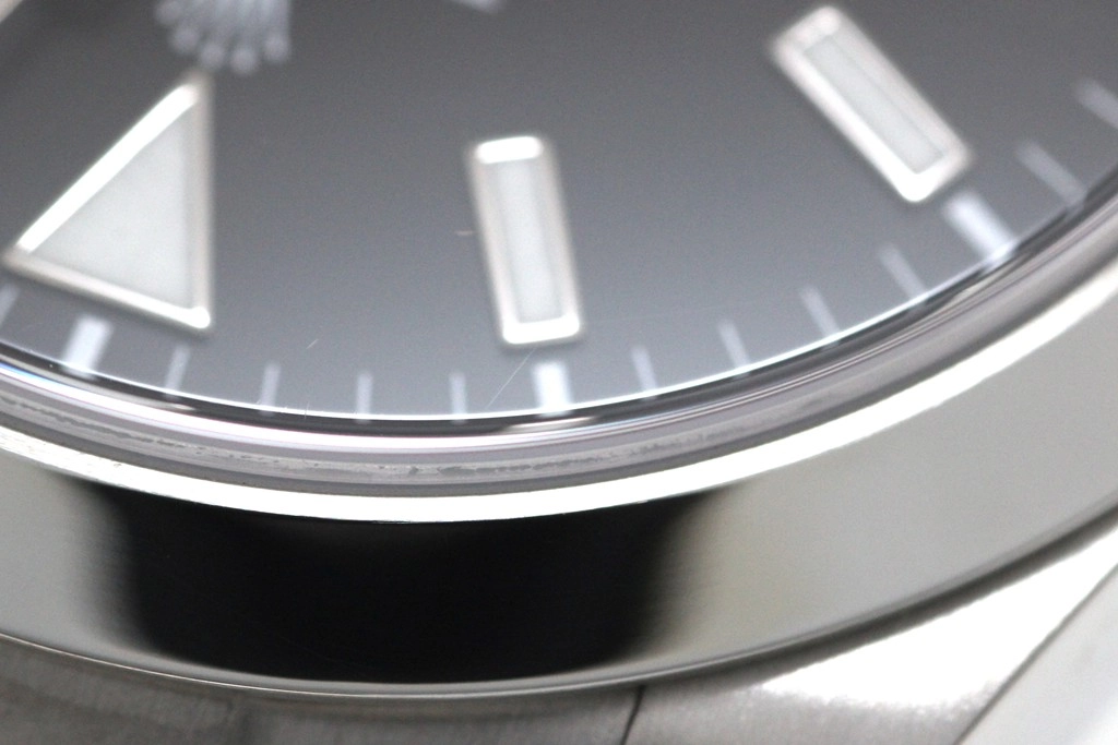 G番2012年並行品 ROLEX ロレックス 腕時計 エクスプローラーI 39mm 214270 ステンレス ブラックアウト文字盤 自動巻き【472】SJ