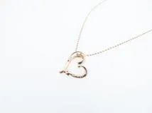 JEWELRY ノンブランドジュエリー ネックレス　K10ピンクゴールド/ダイヤ0.01カラット/約1.5g　2146000403491 【437】