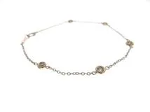 JEWELRY ノンブランド ジュエリー ブレスレット PT850 プラチナ ダイヤモンド 0.20カラット 3.1g【473】