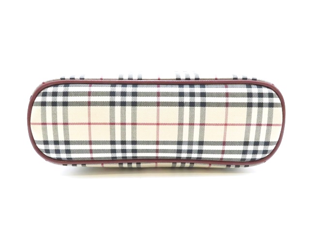 BURBERRY バーバリー ノバチェック ハンドバッグ ベージュ