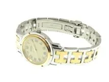 HERMES エルメス クリッパーコンビ CL4.220 GP/SS ゴールドシルバー