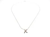 TIFFANY＆CO ティファニー ネックレス X ペンダント SV925 1.6g【473】