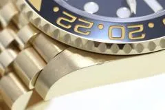 2024年10月正規品 ROLEX ロレックス 腕時計 GMTマスターⅡ 126718GRNR ブラック文字盤 K18イエローゴールド/セラミック グレー/ブラックベゼル 自動巻き【472】SJ