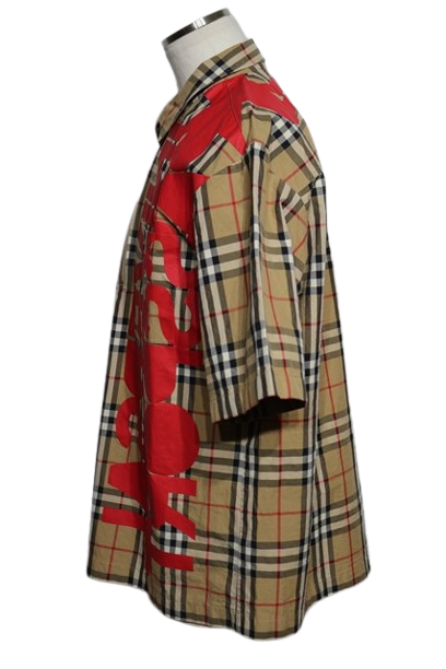 BURBERRY バーバリー 衣類 ユニバーサルパスポート チェック半袖