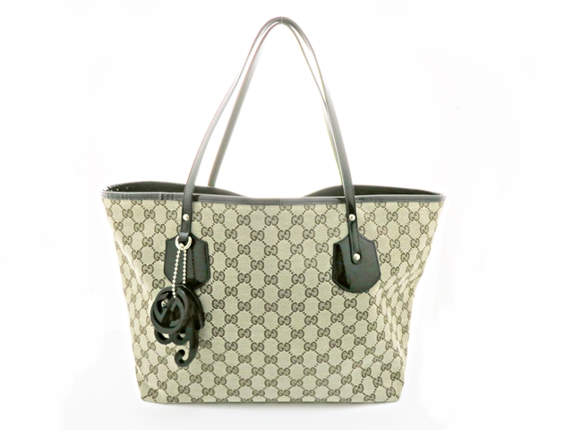 GUCCI グッチ ジョリー GGトートバッグ ベージュ/ブラック  