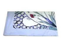 HERMES エルメス カレ90 Ceramique ottomane ライトブルー シルク 衣料品 TM2【472】