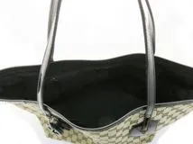 GUCCI グッチ　ジョリー ＧＧトートバッグ ベージュ/ブラック キャンバス/パテ　211975　2148103779190【437】
