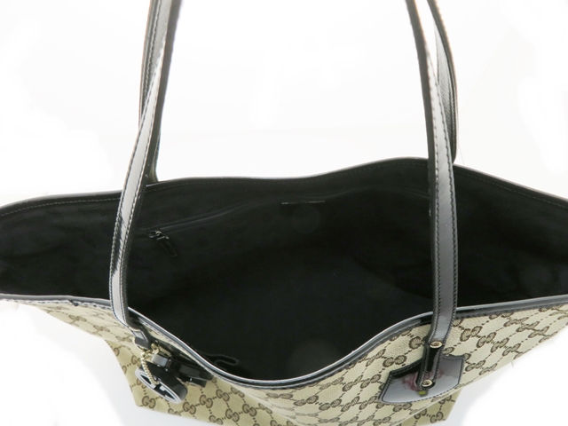 GUCCI グッチ ジョリー GGトートバッグ ベージュ/ブラック  