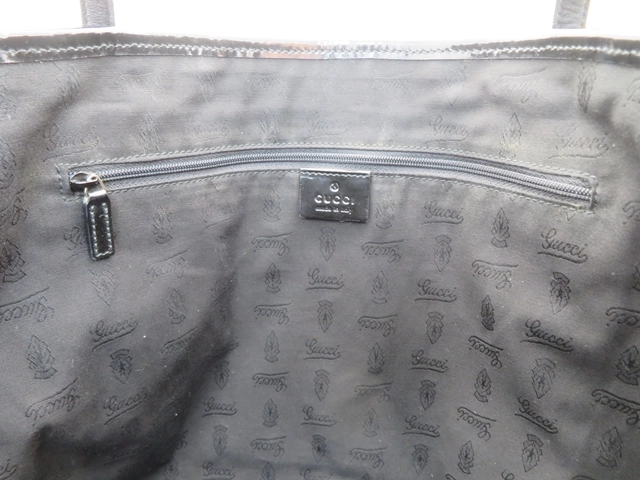 GUCCI グッチ　ジョリー ＧＧトートバッグ ベージュ/ブラック キャンバス/パテ　211975　2148103779190【437】