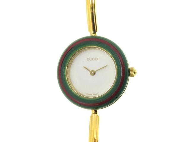 GUCCI グッチ チェンジベゼル レディース腕時計 クォーツ 11/12.2