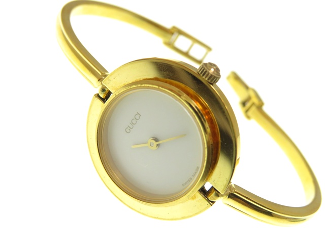 GUCCI グッチ チェンジベゼル バングルタイプ ウォッチ 時計 11/12.2