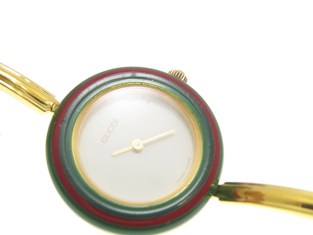 GUCCI グッチ チェンジベゼル バングルタイプ ウォッチ 時計 11/12.2