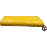 LOUIS VUITTON　ルイヴィトン　ジッピー・ウォレット　 モノグラム・ラムレザー　ギンコイエロー　日本限定　長財布　2146000420207【208】