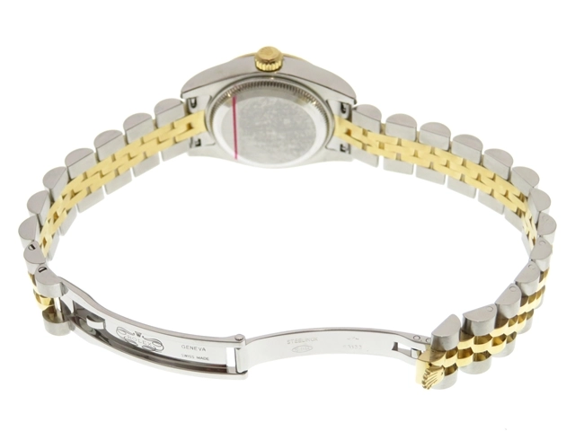 ROLEX　ロレックス　デイトジャスト　179173N2PR　レディース　イエローシェル　2Pダイヤ　イエローゴールド　ステンレス　【431】