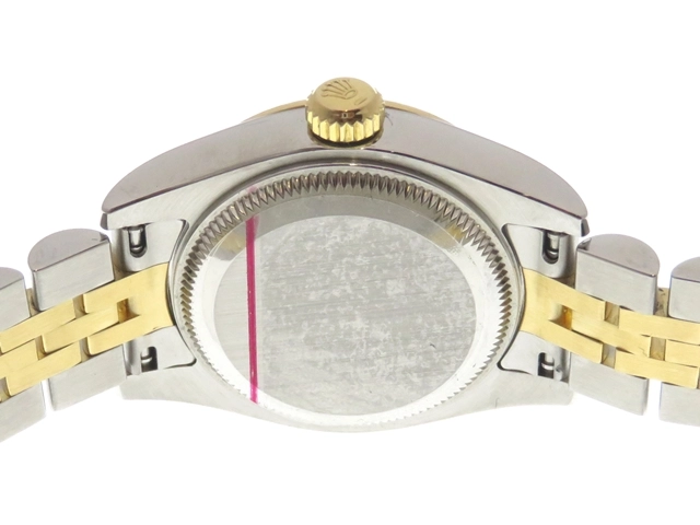 ROLEX　ロレックス　デイトジャスト　179173N2PR　レディース　イエローシェル　2Pダイヤ　イエローゴールド　ステンレス　【431】
