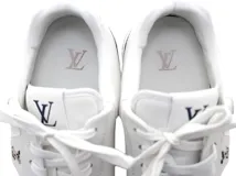 LOUIS VUITTON ルイヴィトン 靴 ランアウェイ・ライン スニーカー メンズ9(約27.5cm) マリーヌ レザー 1ADG4C 参考定価:￥174,900-