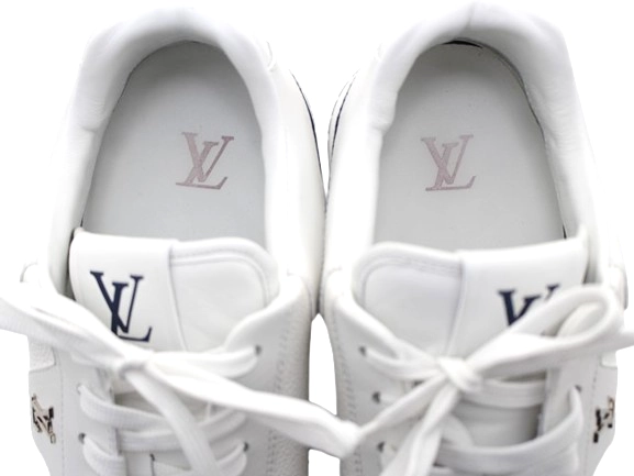 LOUIS VUITTON ルイヴィトン 靴 ランアウェイ・ライン スニーカー メンズ9(約27.5cm) マリーヌ レザー 1ADG4C 参考定価:¥174,900-