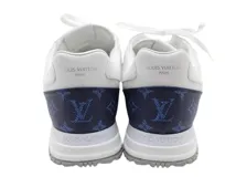 LOUIS VUITTON ルイヴィトン 靴 ランアウェイ・ライン スニーカー メンズ9(約27.5cm) マリーヌ レザー 1ADG4C 参考定価:￥174,900-