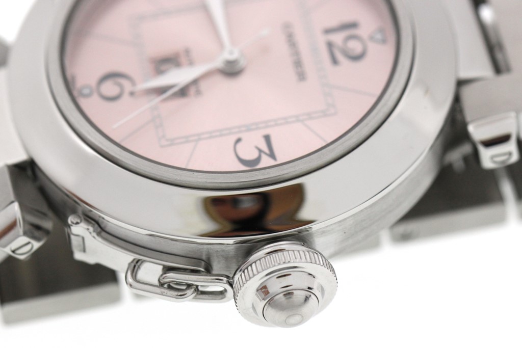 Cartier カルティエ 腕時計 パシャC ビッグデイト ピンク