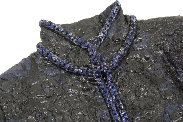 CHANEL シャネル 衣類 コート レディース34 ブラック/ネイビー アセテート/シルク P54623V38296 (2148103614200)【200】