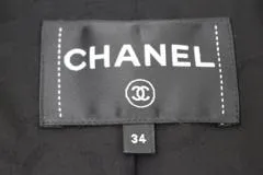 CHANEL シャネル 衣類 コート レディース34 ブラック/ネイビー アセテート／シルク P54623V38296 （2148103614200）【200】